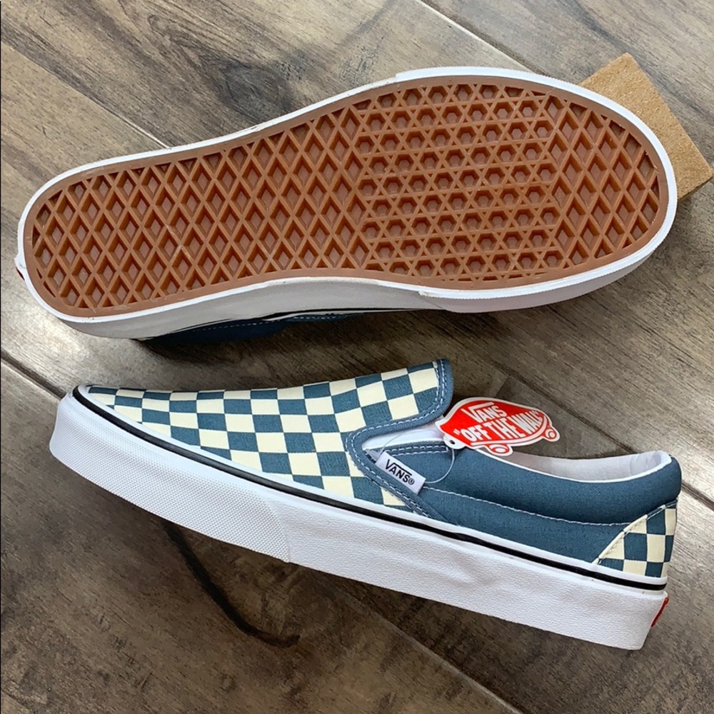 ••VANS CLASSIC SLIP-ON CHECKERBOARD Blmigtrwtt WMN - Picture 3 of 16